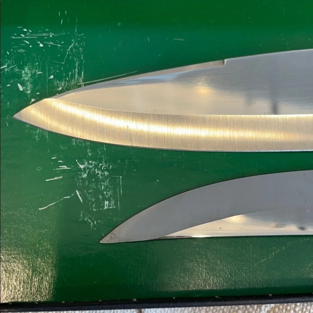𝅺vintage Maxam Stainless Steel Knives Set of 2